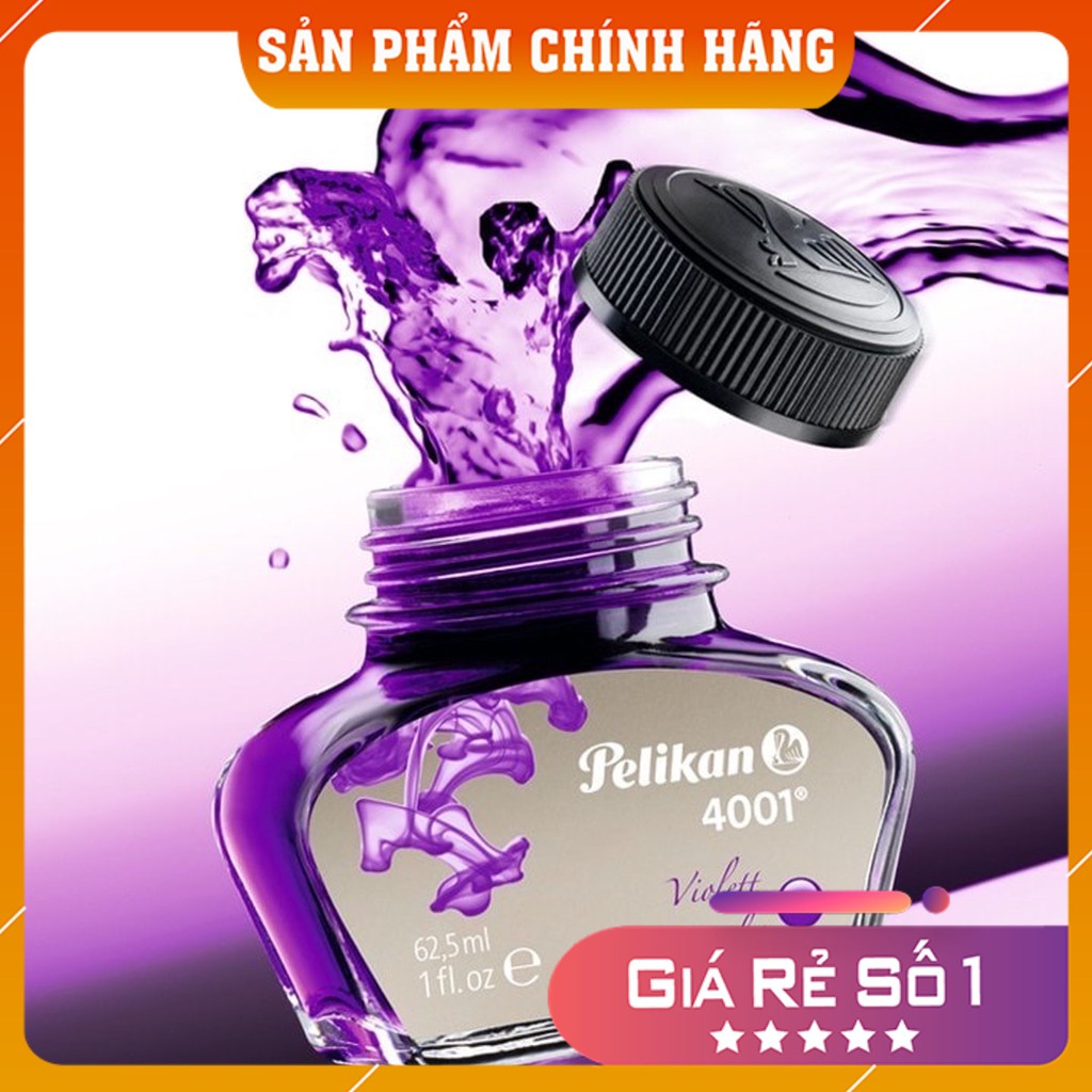 Mực Pelikan 4001 – Mực Đức Cao Cấp Đủ 12 màu Lọ 62,5ml