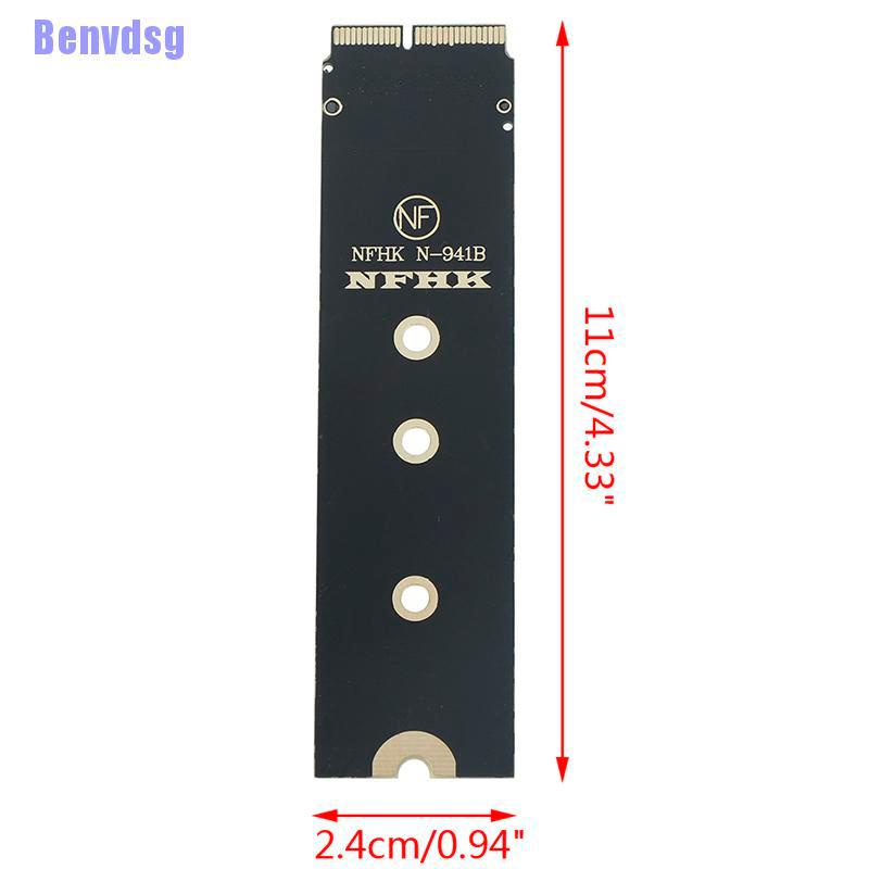 Thẻ Chuyển Đổi Nvme PCIE M.2 NGFF SSD Cho Pro 2013 2014 2015 Apple