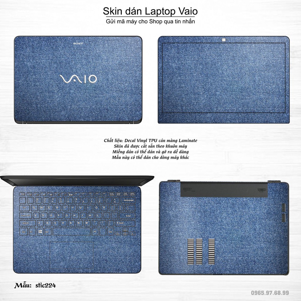 Skin dán Laptop Sony Vaio in hình Hoa văn sticker _nhiều mẫu 36 (inbox mã máy cho Shop)