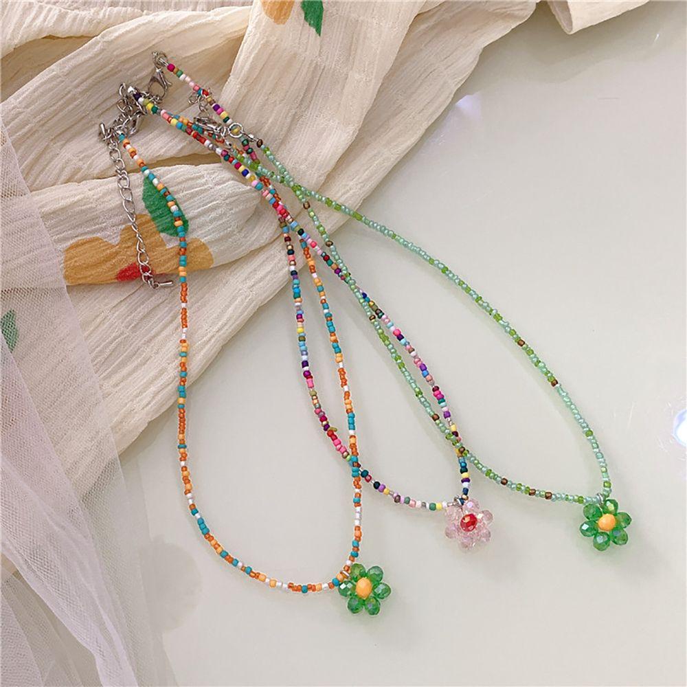 Vòng cổ Chuỗi Hạt Phong Cách Bohemian Thời Trang Hàn Quốc Cho Nữ