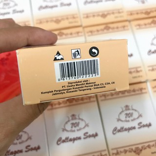 Lẻ Soap rửa mặt Collagen plus vit e 701