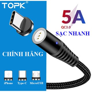 CÁP SẠC NHANH TỪ TÍNH 5A CHÍNH HÃNG TOPK