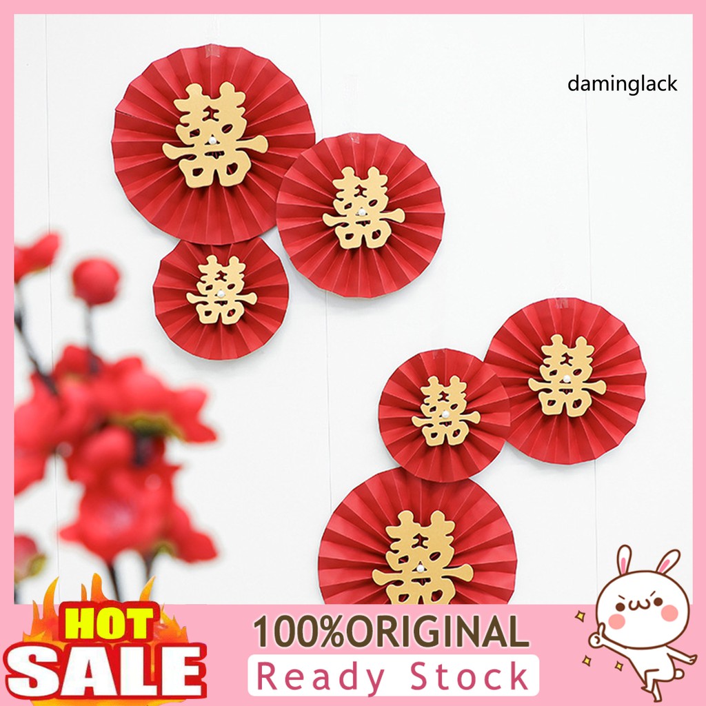 Quạt Giấy Treo Tường Trang Trí Phong Cách Trung Hoa Độc Đáo