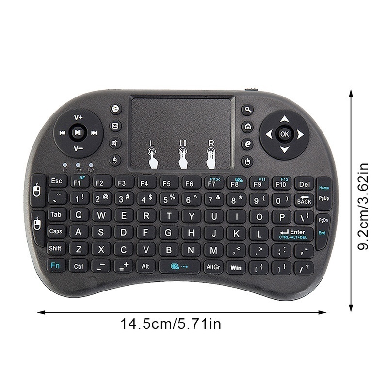 [Bayar Di Tempat]yingyu Wireless Fly Air Mouse Keyboard Remote Touchpad For KODI Android TV BOX PC