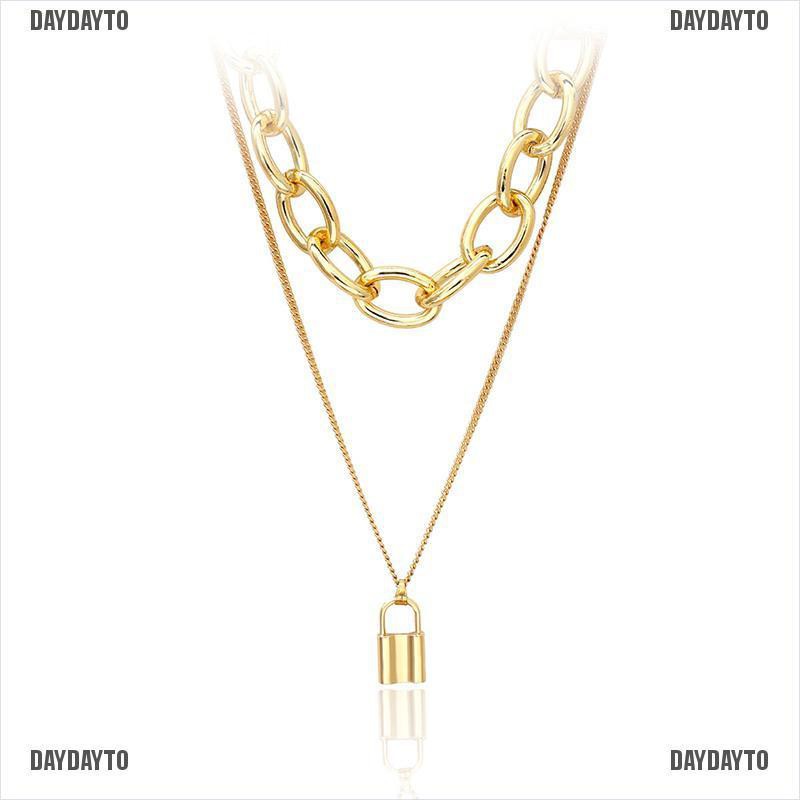 Vòng cổ Mặt Hình Ổ Khóa Độc Đáo Cho Nam Nữ