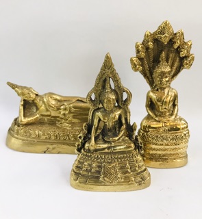 Tượng phật đồng Thái Lan 9cm đủ mẫu