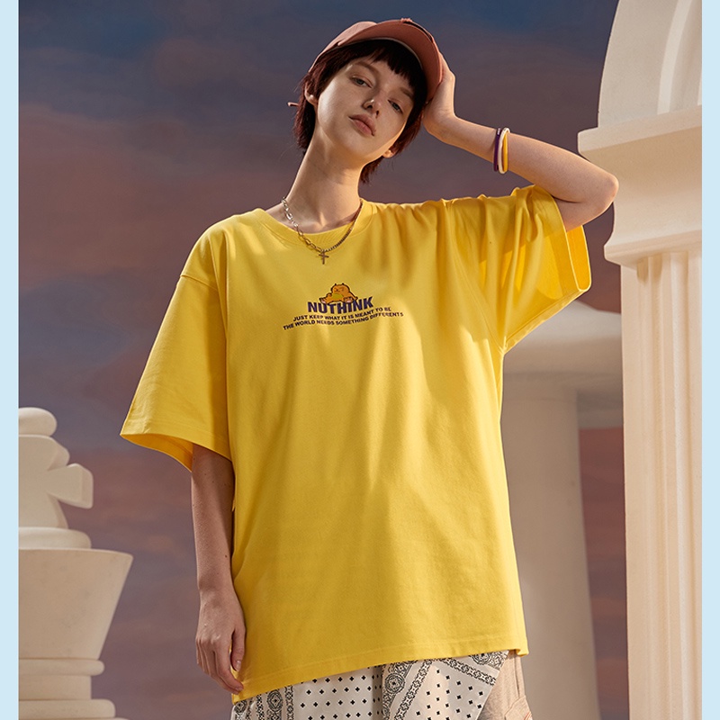Áo Thun Cotton Trơn Tay Lỡ Dáng Rộng In Họa Tiết Hoạt Hình Thời Trang Mùa Hè Cho Nam Size M-8XL 2022