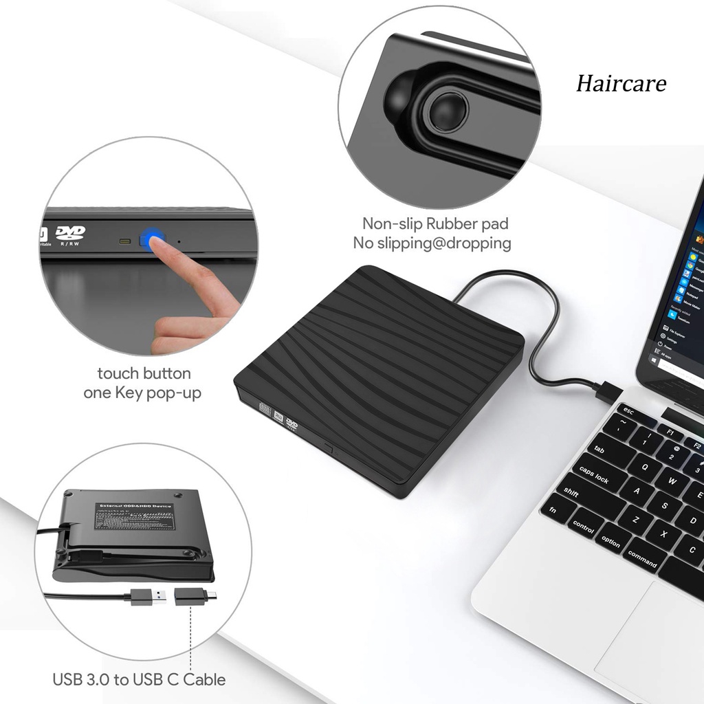 Ổ Đĩa CD-RW Kết Nối Usb 3.0 Loại C Cho Máy Tính | BigBuy360 - bigbuy360.vn