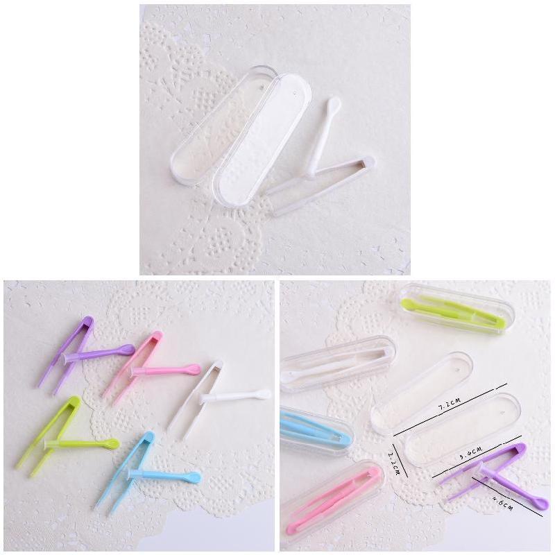 Bộ Dụng Cụ Nhíp Gắp Kính Áp Tròng Mini Tiện Dụng Mang Theo Du Lịch