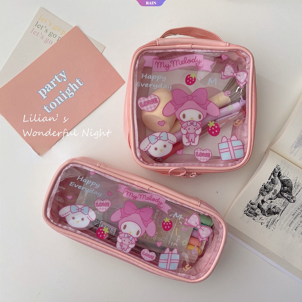 1 Hộp Đựng Bút Chì Sức Chứa Lớn Hình Cinnamoroll Kuromi My Melody Dễ Thương Sức Chứa Lớn Dành Cho Học Sinh/Du Lịch