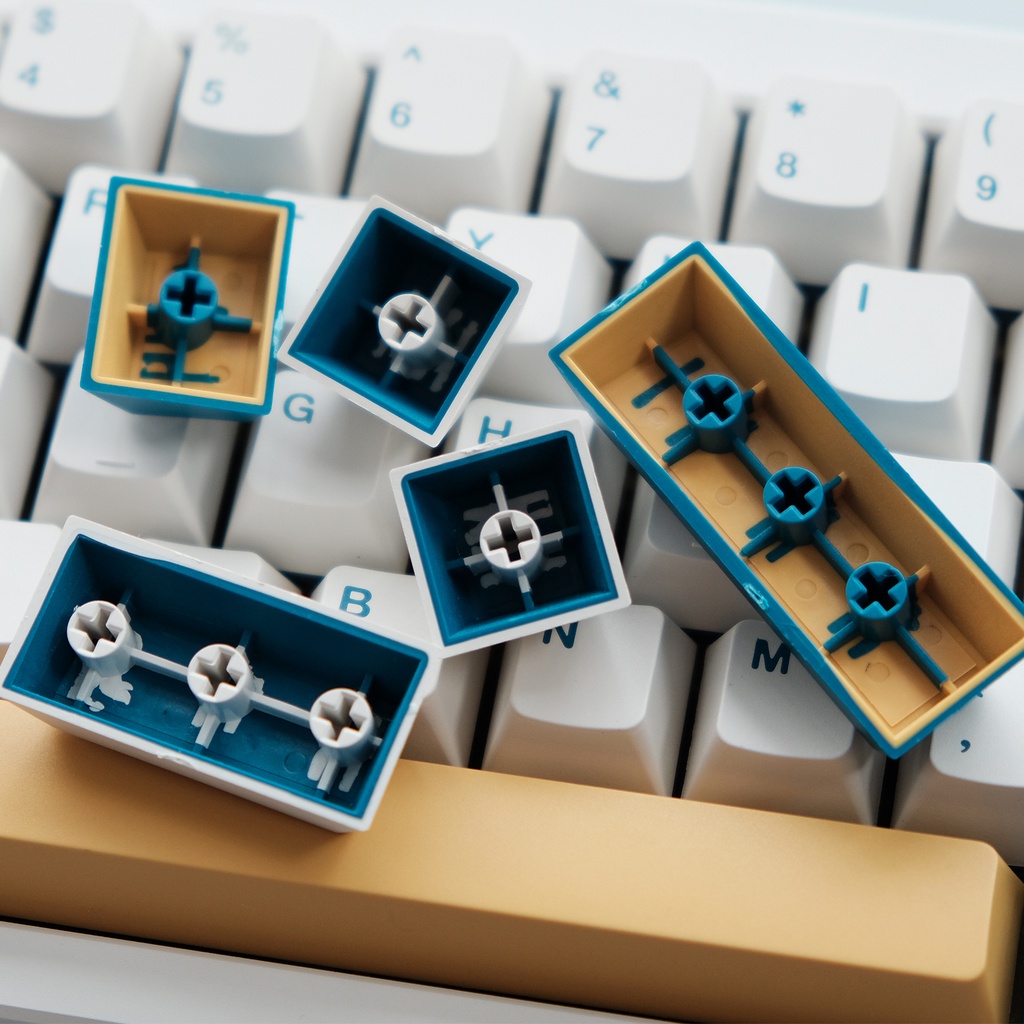 Cấu hình OEM 127 Phím PBT keycap Dye Thăng hoa ANSI Layout Keycap cho Bàn phím cơ chơi game Cherry MX Switch