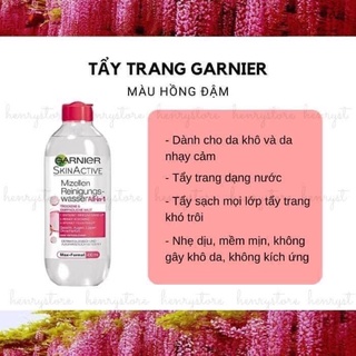 Tẩy trang GARNIER 400ml