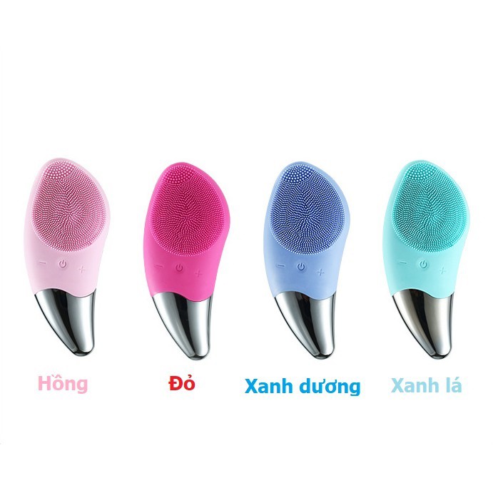 Máy rửa mặt sóng siêu âm xóa nhăn đa chức năng chính hãng SONIC FACIAL + Quà tặng