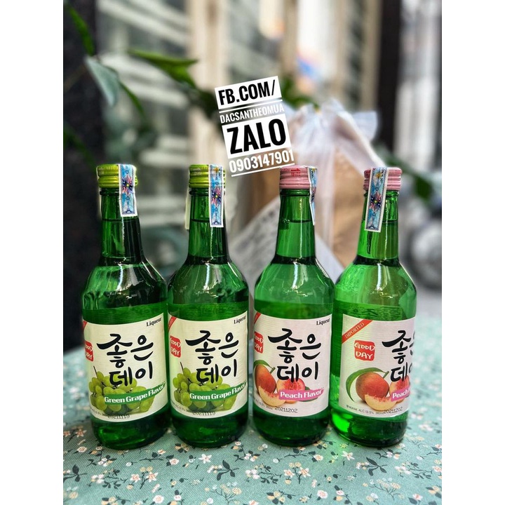 Sô Chu Hàn Quốc Soju Good Day 360ml - Ship hỏa tốc