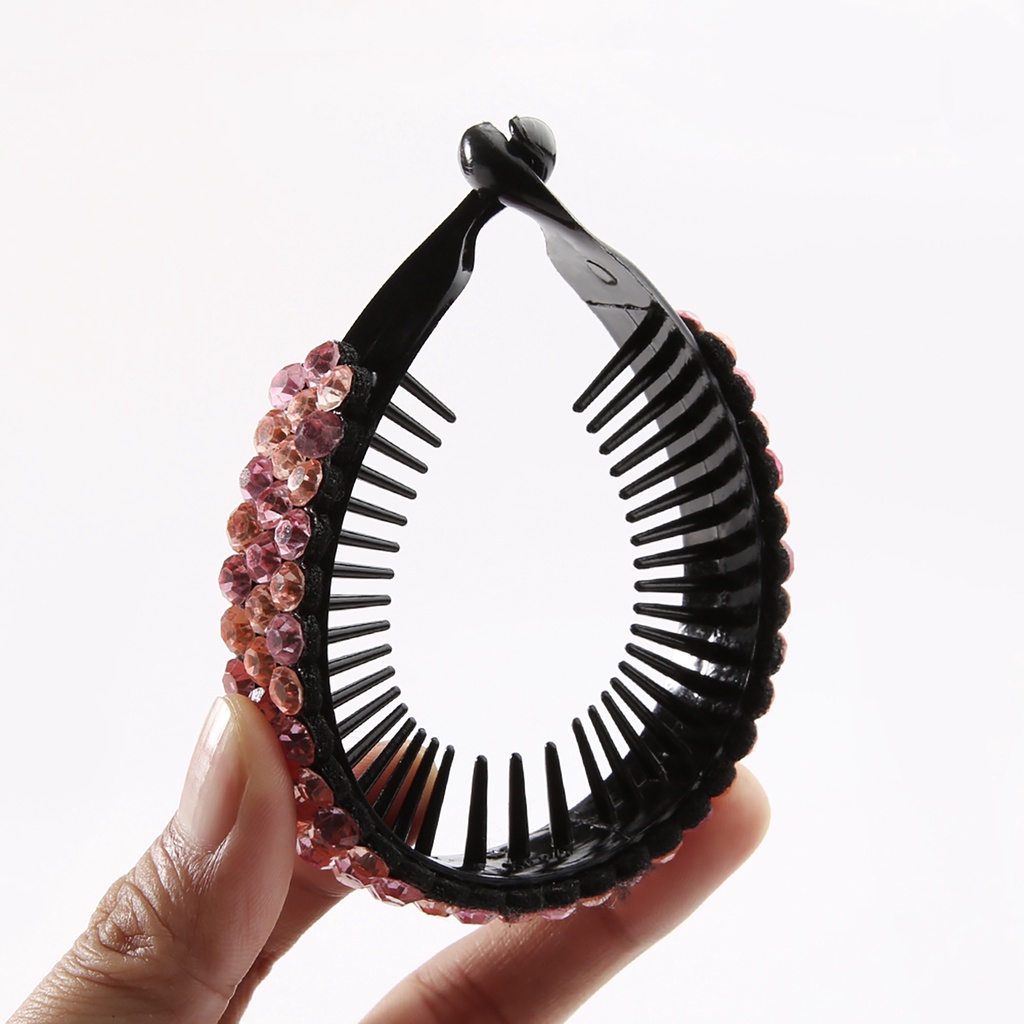 Kẹp tóc đính đá xinh xắn dành cho nữ