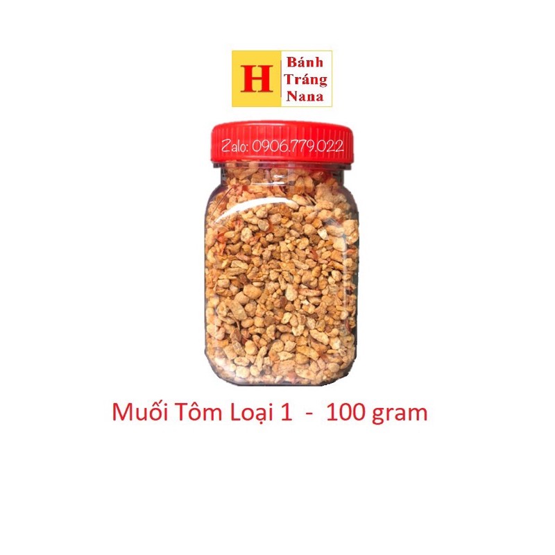 Muối tôm hạt, muối ớt nhuyễn loại ngon.100gram