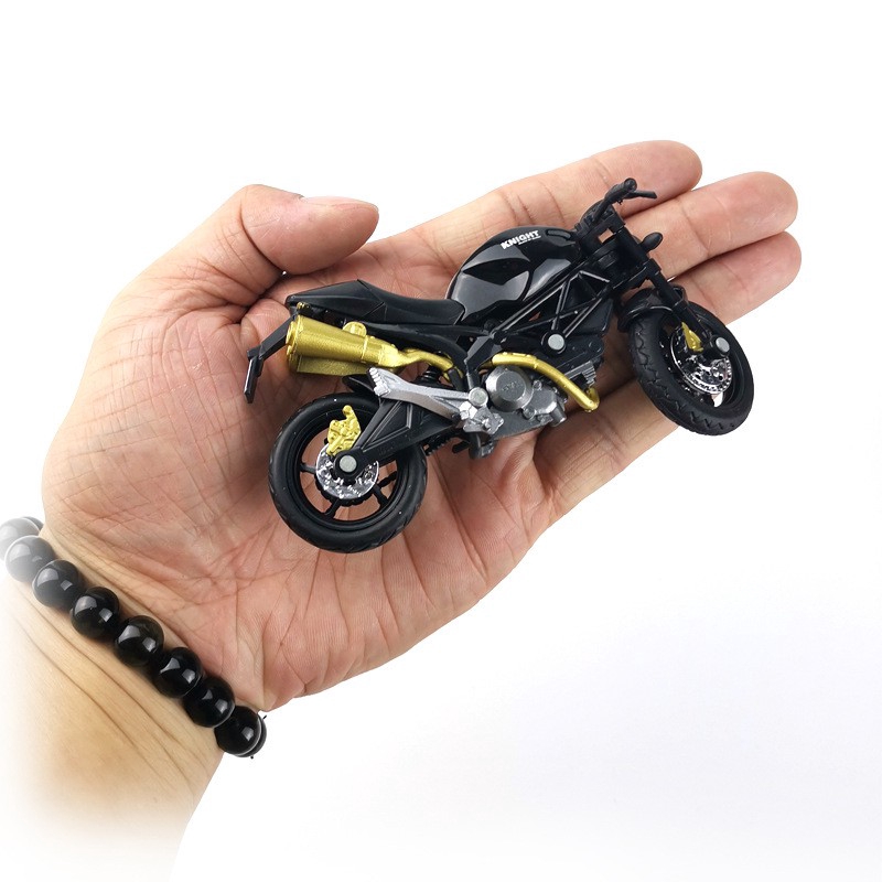 MÔ HÌNH XE MOTO Siêu xe Ducati Siêu xe Yamaha -  tỷ lệ 1:18 Đen đồ chơi trẻ em