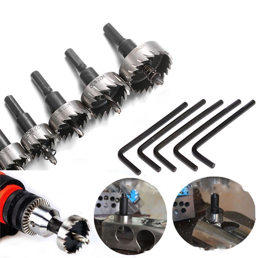 KRNY Bộ Mũi Khoan Kèm Cờ Lê Đầu Cacbua HSS Chuyên Dụng