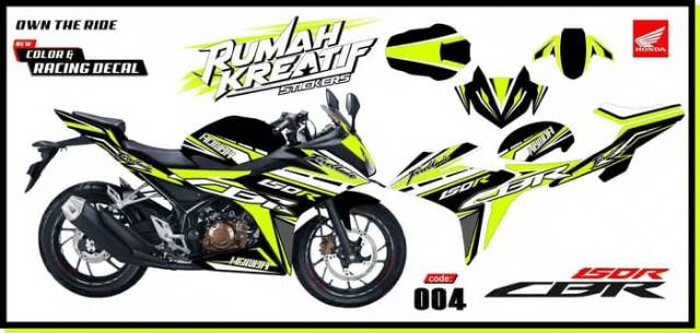 Decal Dán Trang Trí Xe Cbr 150 2017-2019 / Cbr 150 / Fullbody