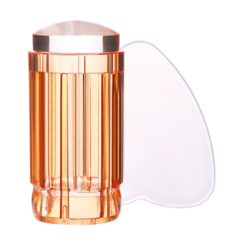 Bộ Dụng Cụ In Hình Móng Tay Bằng Silicone Trong Suốt DIY