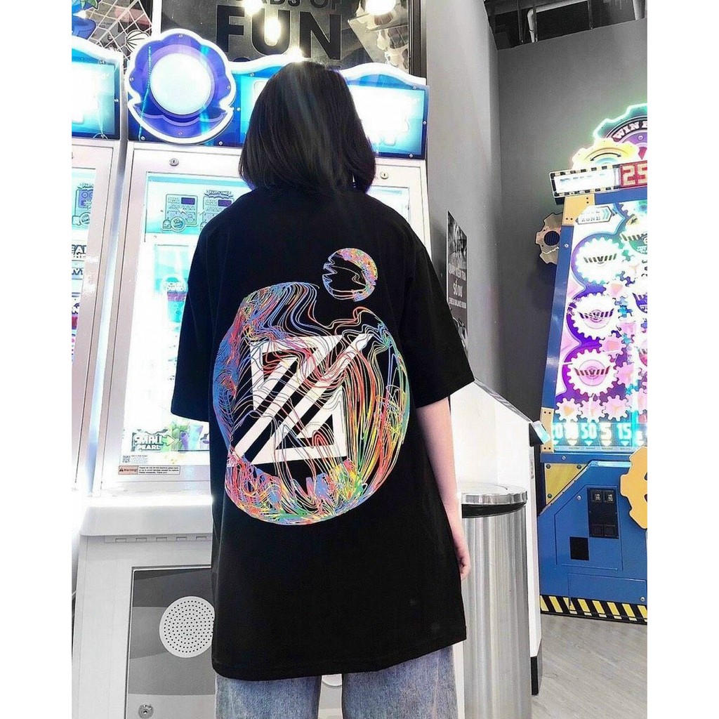 Áo Thun 💚𝗙𝗥𝗘𝗘𝗦𝗛𝗜𝗣💚Tshirt NAM Nữ Màu Đen Chất Vải Thun Cotton Hàng Freesize 1 Cỡ Form Dáng Rộng Dưới 65kg Mặc Vừa | BigBuy360 - bigbuy360.vn