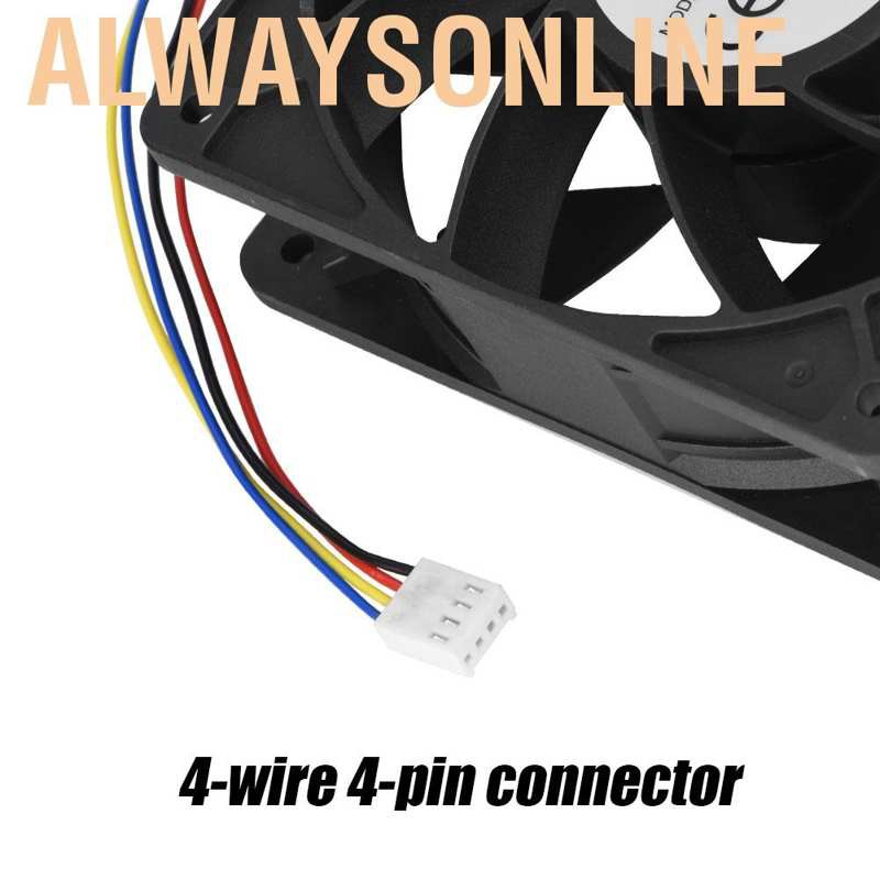 Alwaysonline 7500RPM Mining Cooling Fan Replacement 4-pin 12V 5A For Antminer Bitmain S7 S9