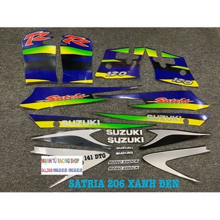 Tem satria 2006 xanh đen - t086