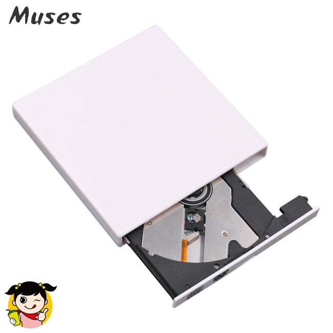 Đầu Đọc Đĩa Dvd Cd Rw Kết Nối Usb Cho Windows 98 / 8 / 10 Laptop Pc