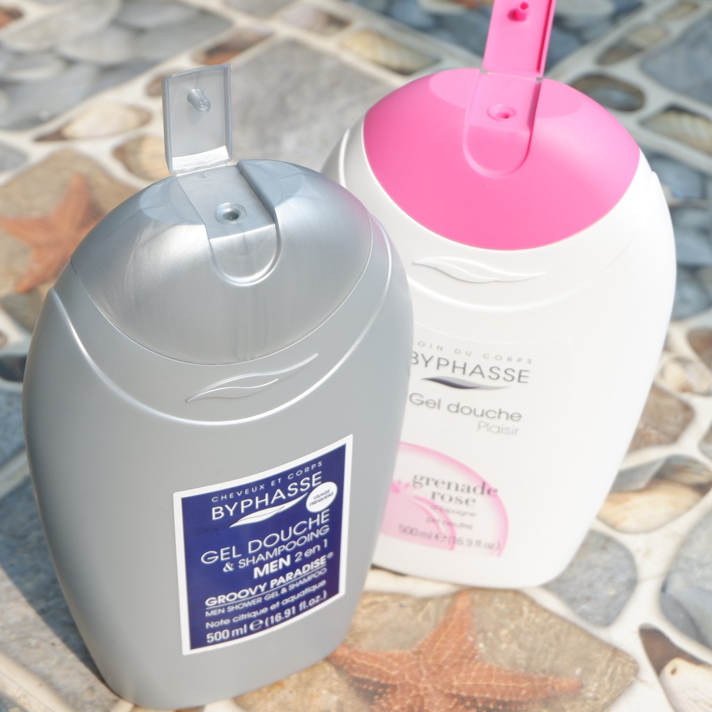 Sữa Tắm Byphasse nam, nữ dưỡng da tươi sáng Lait De Douche 500ml NPP Shoptido | BigBuy360 - bigbuy360.vn