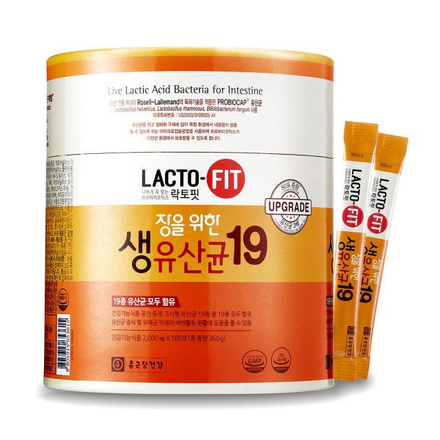 Men Tiêu Hóa LACTO-FIT Probiotics 19 Live Lactobacillus 180 Gói