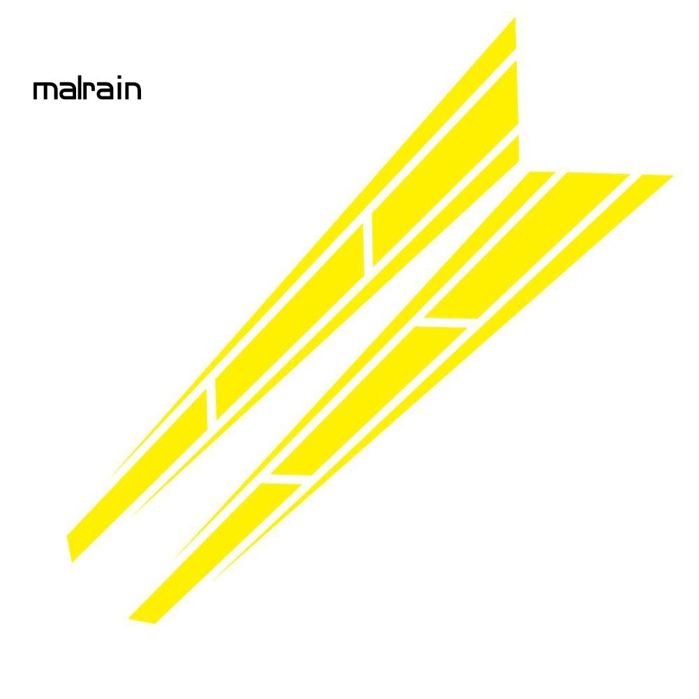 Set 2 Decal Sọc Dán Trang Trí Xe Ô Tô