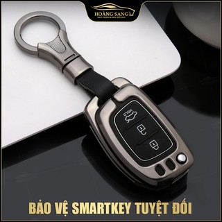 Ốp chìa khóa hyundai, bảo vệ chìa khóa hyundai i10 chất liệu metal cao cấp, kiểu dáng sang trọng hiện đại