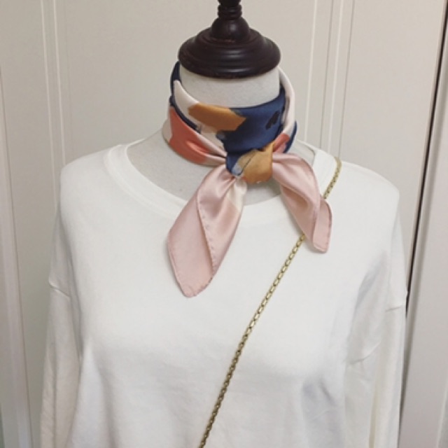 Khăn turban lụa vuông size 70x70cm - Maben