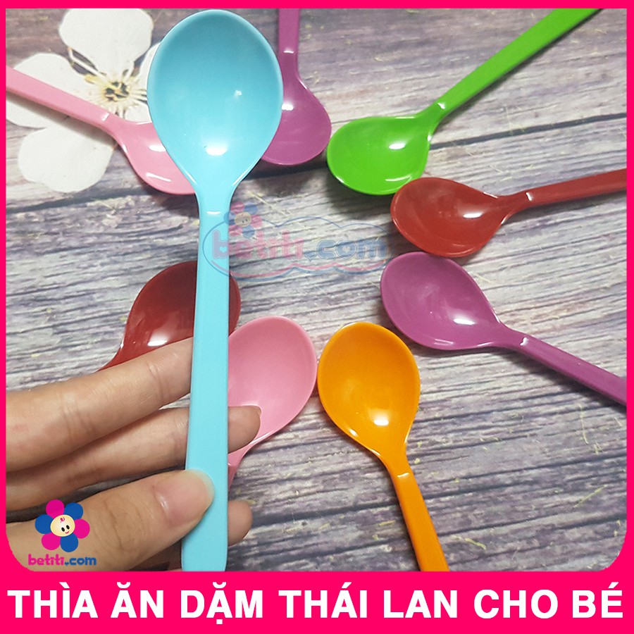 Thìa Ăn Dặm Cho Bé - Thìa Thái Lan Nhỡ Ăn Bột - BTT00279