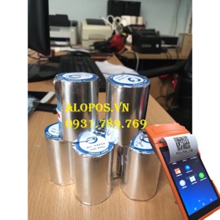 50 Cuộn Giấy in Bill Grab / Delivery - Hàng Mới 100%