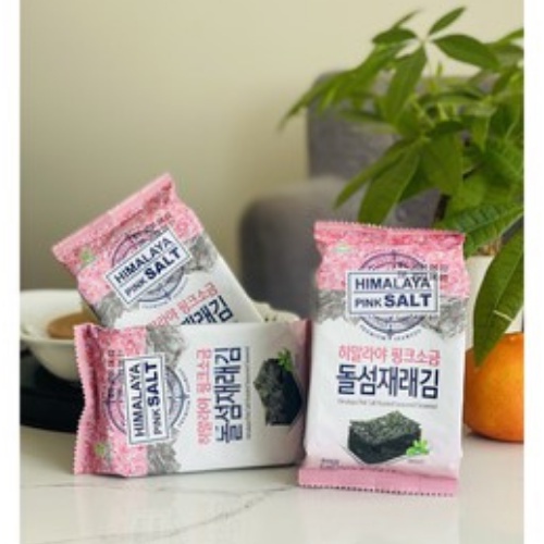 Rong Biển Ăn Liền Humanwell Muối Hồng Himalaya Lốc 3 gói * 4g