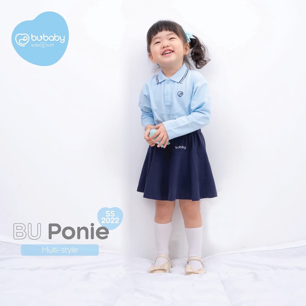 [CHÍNH HÃNG] Chân váy xếp ly bé gái BU Ponie