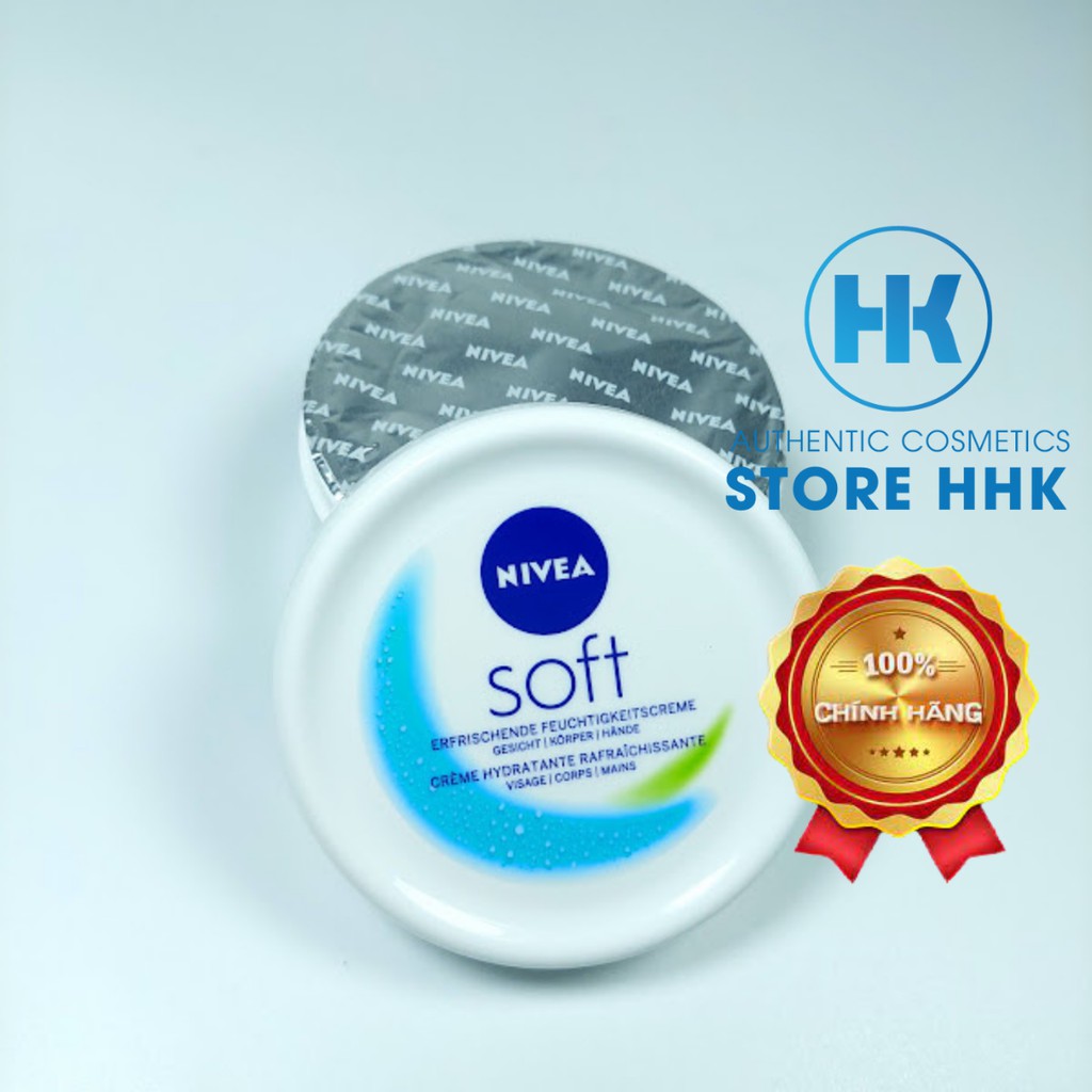 Kem dưỡng ẩm Nivea Soft 200 hàng chuẩn Đức (Chính hãng)