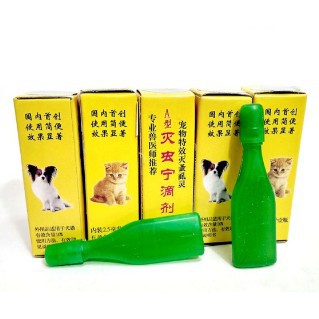 Nhỏ gáy trị ve rận chó mèo