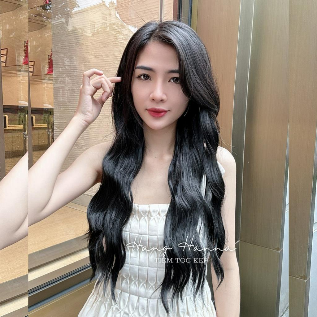 Tóc Kẹp 6 Mảnh HANNA Sóng Trục 50cm - Tóc Kẹp 6 Phím - Tóc Kẹp Phím