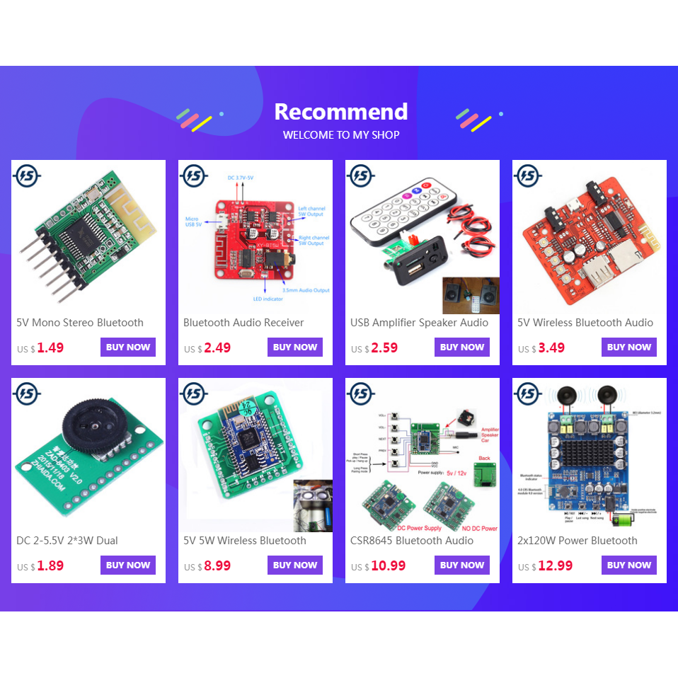 Mini Microphone Audio Amplifier Module Speaker Circuit Board DC 2.5-9V 14x12mm Mic Accessories