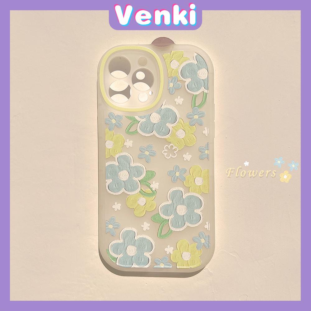 Ốp điện thoại TPU silicon hình hoa sơn dầu thích hợp cho iPhone 13 Pro Max iPhone 12 Pro Max iPhone 11 iPhone 7 Plus