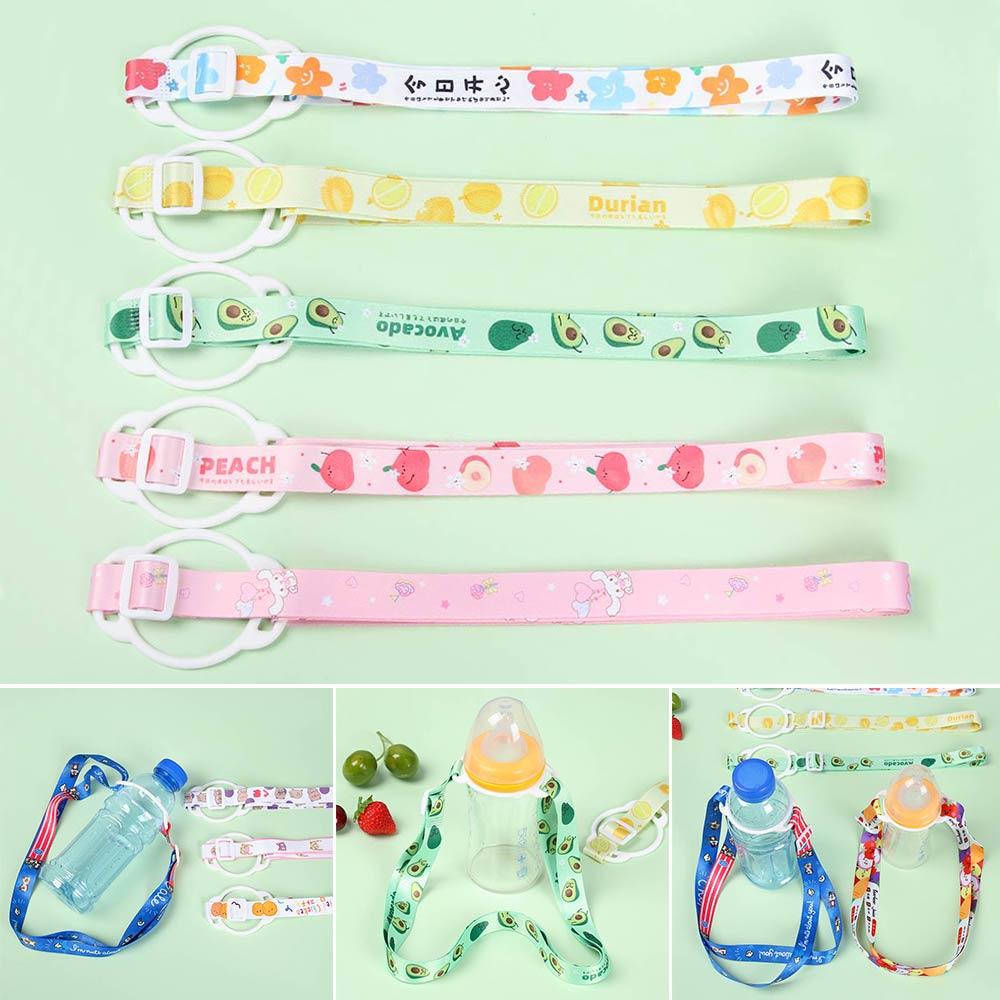 YOLA 1 Dây Đeo Bình Nước Họa Tiết Hoạt Hình Dễ Thương