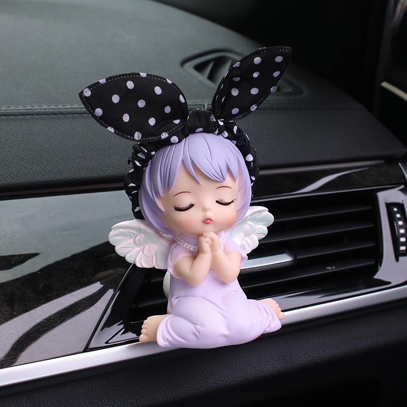 (Hàng Mới Về) Nước Hoa Trang Trí Xe Hơi Hình Cô Gái Dễ Thương