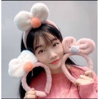 Băng đô, bờm tóc lông hình nơ xinh xắn