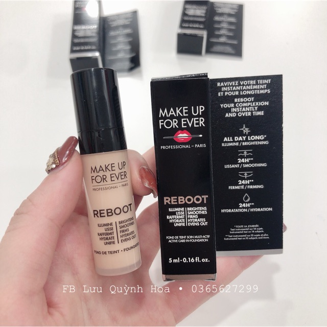 Kem nền Make Up For Ever Reboot mới 5ml màu Y218 sáng