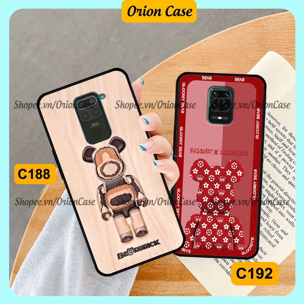 Ốp lưng Xiaomi Redmi Note 9 / Note9s / Note 9 Pro in hình bearbrick 3D thời trang, cá tính. ốp chống sốc, bền đẹp
