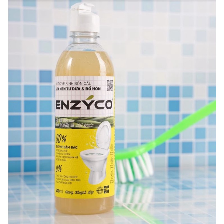 Combo Gia Đình Nhỏ - Bộ 5 Sản Phẩm Tẩy Rửa Sinh Học Enzyco Lên Men Từ Dứa Và Bồ Hòn Biological cleaning