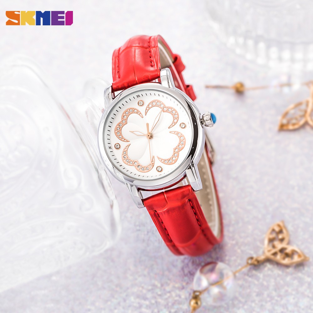 Đồng hồ quartz SKMEI x LIEBIG 1002 phối dây đeo da thiết kế đơn giản