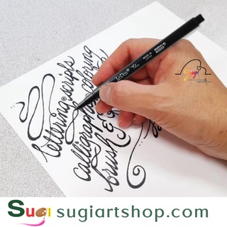 [ Sugi art shop ] Bút đầu cọ thư pháp Marvy Lepen flex 4800 brush